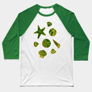 Beach Treasures - Green Baseball T-Shirt